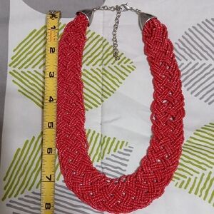 Red Beaded Necklace